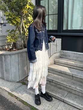 「LAC-VERT（ラック・ヴェール）のアイテム」を使った、lacvert_officialさん（レディース・164cm）の春コーディネート