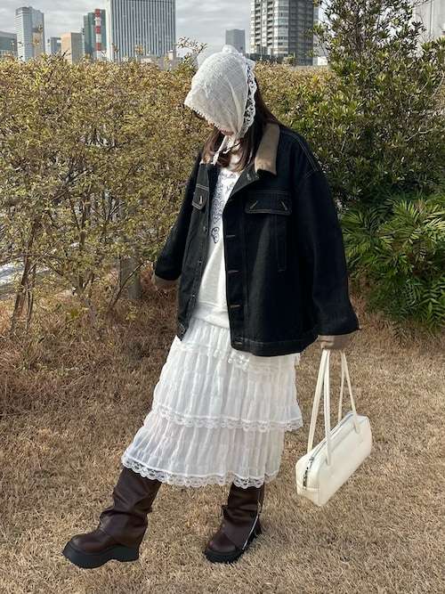 セール】【ロング】ZIPベルトカバーブーツ（ブーツ）｜LAC-VERT