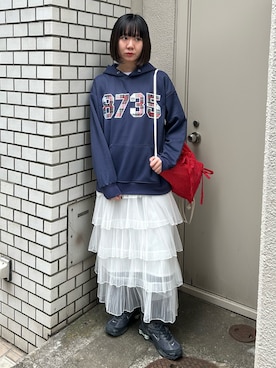 「LAC-VERT（ラック・ヴェール）のアイテム」を使った、lacvert_officialさん（レディース・162cm）の春コーディネート