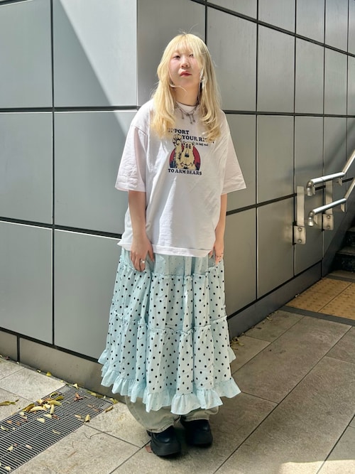【累計販売枚数2万枚突破】ベアプリントＴシャツ