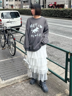 「LAC-VERT（ラック・ヴェール）のアイテム」を使った、lacvert_officialさん（レディース・162cm）の春コーディネート