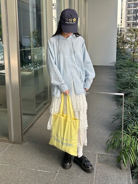 「LAC-VERT（ラック・ヴェール）のアイテム」を使った、lacvert_officialさん（レディース・164cm）の春コーディネート