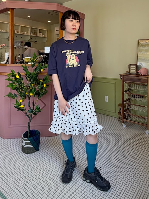 【累計販売枚数2万枚突破】ベアプリントＴシャツ