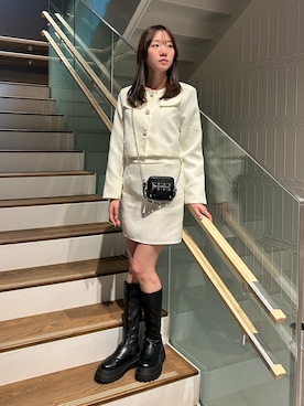 「LAC-VERT（ラック・ヴェール）のアイテム」を使った、lacvert_officialさん（レディース・164cm）の春コーディネート