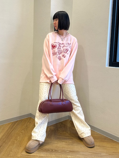 セール】【選べる素材】落書き刺繍スウェット（スウェット）｜LAC-VERT