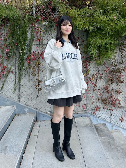 ロゴスエットハーフジッププルオーバー green label relaxing（グリーンレーベルリラクシング）の「ロゴ