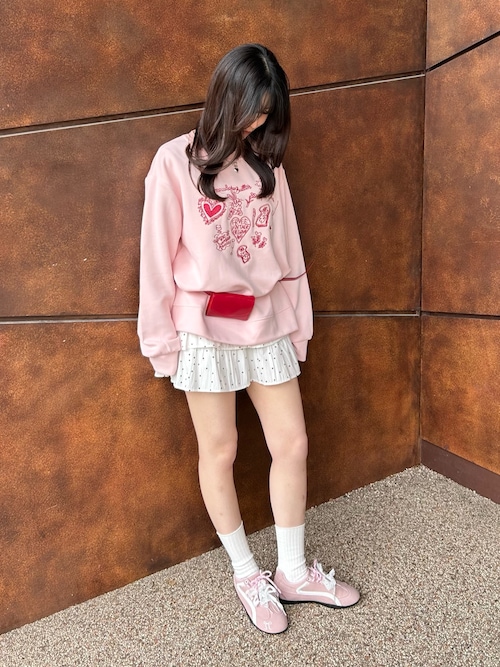 セール】【選べる素材】落書き刺繍スウェット（スウェット）｜LAC-VERT