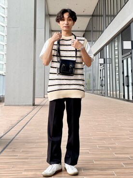 「HEYUMM」｜「アイテム（その他）」を使った、なかやんさん（メンズ・166cm）の春コーディネート