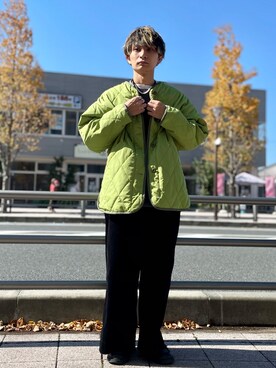 「HEYUMM」｜「アイテム（その他）」を使った、なかやんさん（メンズ・166cm）の秋コーディネート