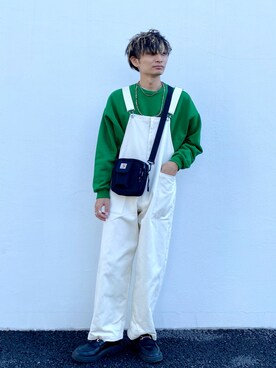 「スウエット」｜「アイテム（その他）」を使った、なかやんさん（メンズ・166cm）の秋コーディネート
