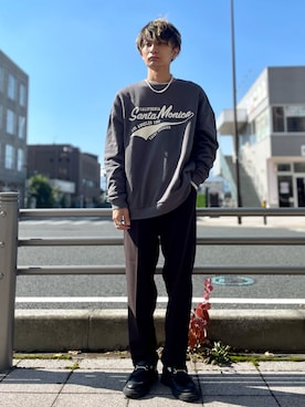 「HEYUMM」｜「アイテム（その他）」を使った、なかやんさん（メンズ・166cm）の秋コーディネート