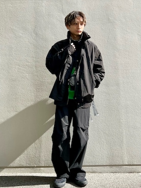 「Uiscel（ユイセル）のアイテム（ジャケット/アウター）」を使った、なかやんさん（メンズ・166cm）の春コーディネート