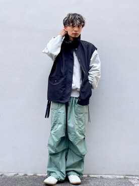 「Uiscel（ユイセル）のアイテム」を使った、なかやんさん（メンズ・166cm）の春コーディネート