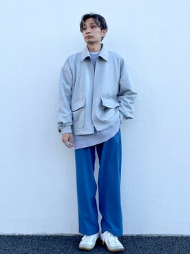 「SENSE OF PLACE by URBAN RESEARCH（センスオブプレイスバイアーバンリサーチ）のアイテム（ブルゾン）」を使った、なかやんさん（メンズ・166cm）の冬コーディネート