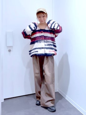 「LAKOLE（ラコレ）のアイテム」を使った、YUNOさん（レディース・150cm）の秋コーディネート
