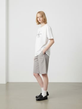 「Calvin Klein（カルバン・クライン）のアイテム」を使った、UNSTOAスタッフさん（メンズ・181cm）の夏コーディネート