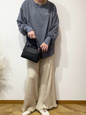 「アイテム（スウェット）」を使った、yurieさん（レディース・165cm・30代）の秋コーディネート