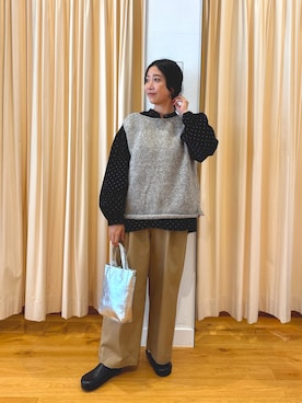 高橋さん(レディース・157cm)の秋コーディネート