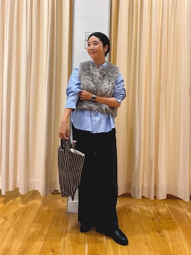 「アーバンリサーチドアーズ」｜高橋さん（レディース・157cm）の秋コーディネート