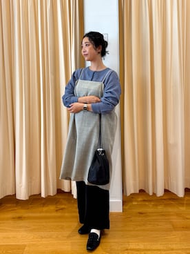 「アーバンリサーチドアーズ」｜高橋さん（レディース・157cm）の秋コーディネート