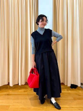 高橋さん(レディース・157cm)の秋コーディネート