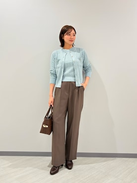 「アイテム（アンサンブル）」を使った、miwanbbさん（レディース・162cm）の秋コーディネート