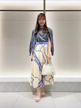 ANAYI（アナイ）の「アイレットレースハーフスリーブ プルオーバー