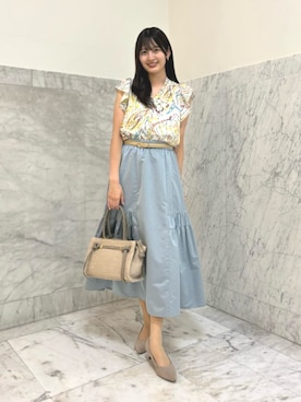 ANAYI ショップスタッフさん(レディース・166cm)の春コーディネート