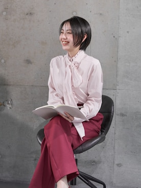 「ANAYI（アナイ）のアイテム」を使った、 ANAYI　ショップスタッフさん（レディース・162cm）の秋コーディネート