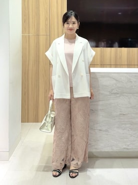  ANAYI　ショップスタッフさん（レディース・162cm）の春コーディネート