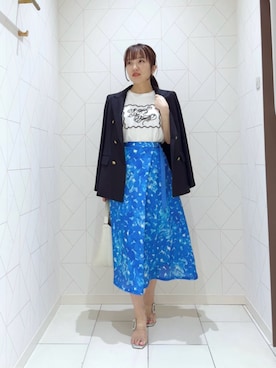  ANAYI　ショップスタッフさん（レディース・153cm）の春コーディネート