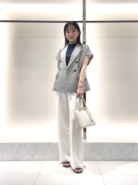  ANAYI　ショップスタッフさん（レディース・161cm）の夏コーディネート