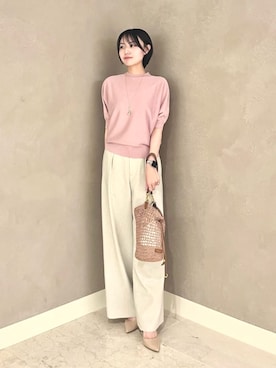  ANAYI　ショップスタッフさん（レディース・162cm）の夏コーディネート
