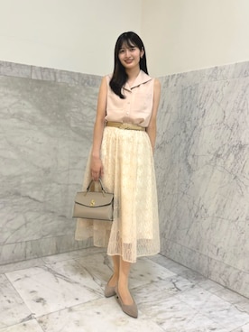  ANAYI　ショップスタッフさん（レディース・166cm）の春コーディネート