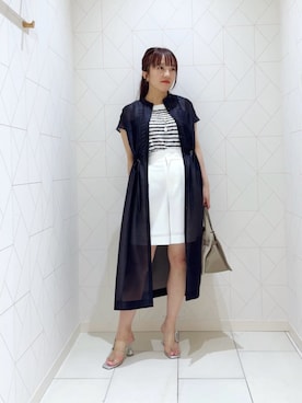 ANAYI ショップスタッフさん(レディース・153cm)の春コーディネート