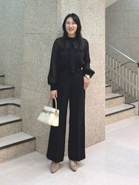  ANAYI　ショップスタッフさん（レディース・163cm）の秋コーディネート