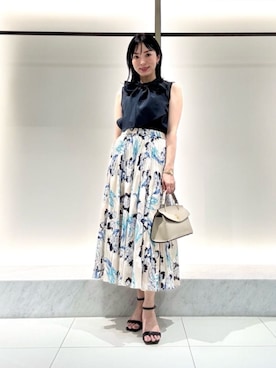 ANAYI ショップスタッフさん(レディース・161cm)の春コーディネート