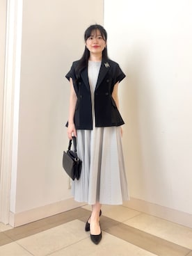  ANAYI　ショップスタッフさん（レディース・154cm）の春コーディネート
