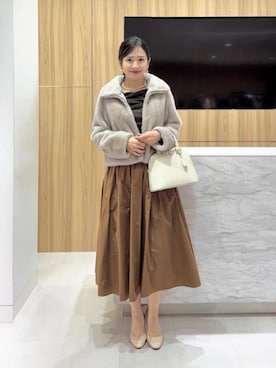 「ANAYI（アナイ）のアイテム」を使った、 ANAYI　ショップスタッフさん（レディース・162cm）の秋コーディネート