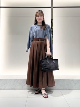 ANAYI ショップスタッフさん(レディース・153cm)の春コーディネート