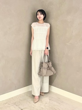  ANAYI　ショップスタッフさん（レディース・162cm）の夏コーディネート