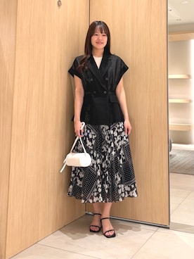  ANAYI　ショップスタッフさん（レディース・158cm）の春コーディネート