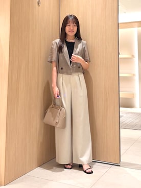 ANAYI ショップスタッフさん(レディース・158cm)の夏コーディネート