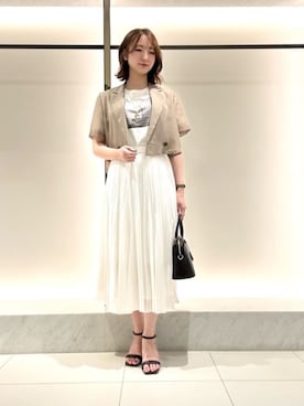 ANAYI ショップスタッフさん(レディース・167cm)の夏コーディネート