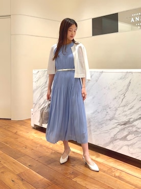  ANAYI　ショップスタッフさん（レディース・156cm）の春コーディネート