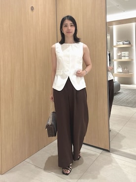 ANAYI ショップスタッフさん(レディース・157cm)の夏コーディネート