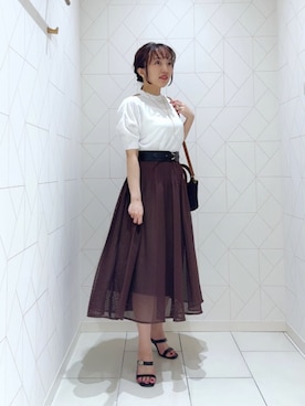  ANAYI　ショップスタッフさん（レディース・153cm）の春コーディネート
