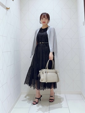 ANAYI ショップスタッフさん(レディース・153cm)の春コーディネート