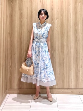  ANAYI　ショップスタッフさん（レディース・162cm）の夏コーディネート
