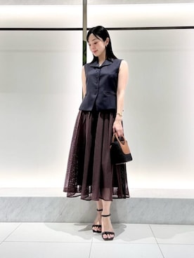  ANAYI　ショップスタッフさん（レディース・161cm）の春コーディネート